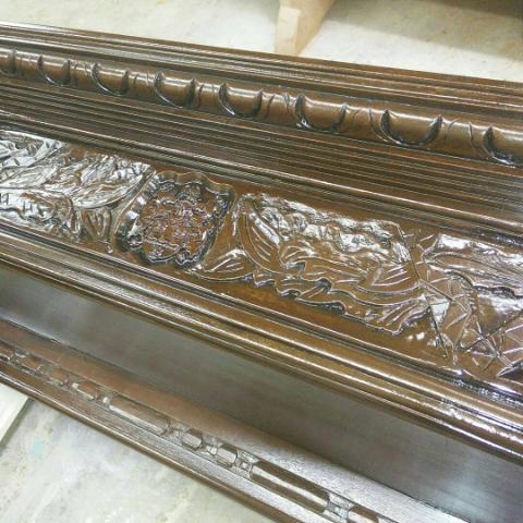 Custom woodcraft detail