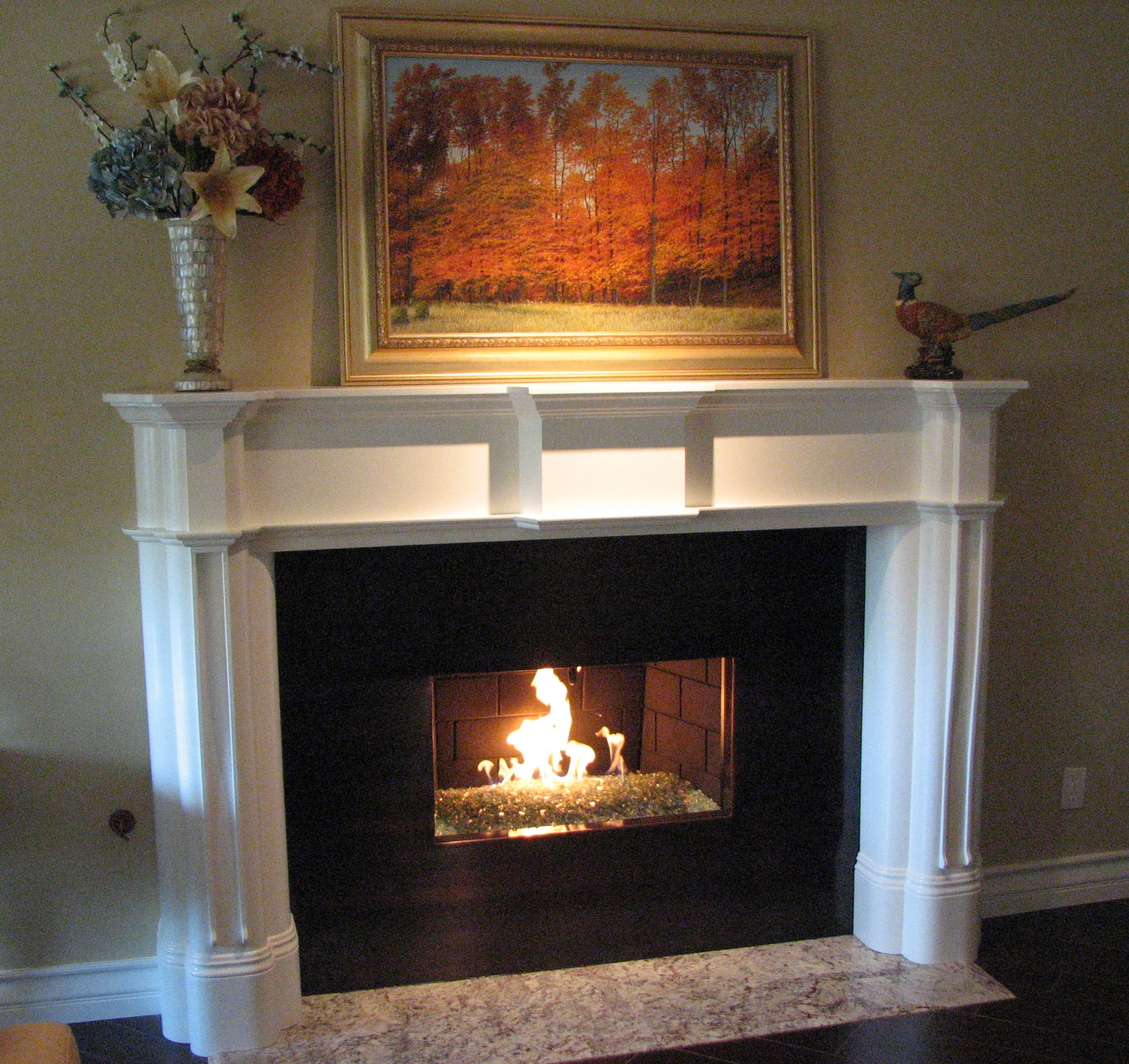 Custom mantle design San Diego